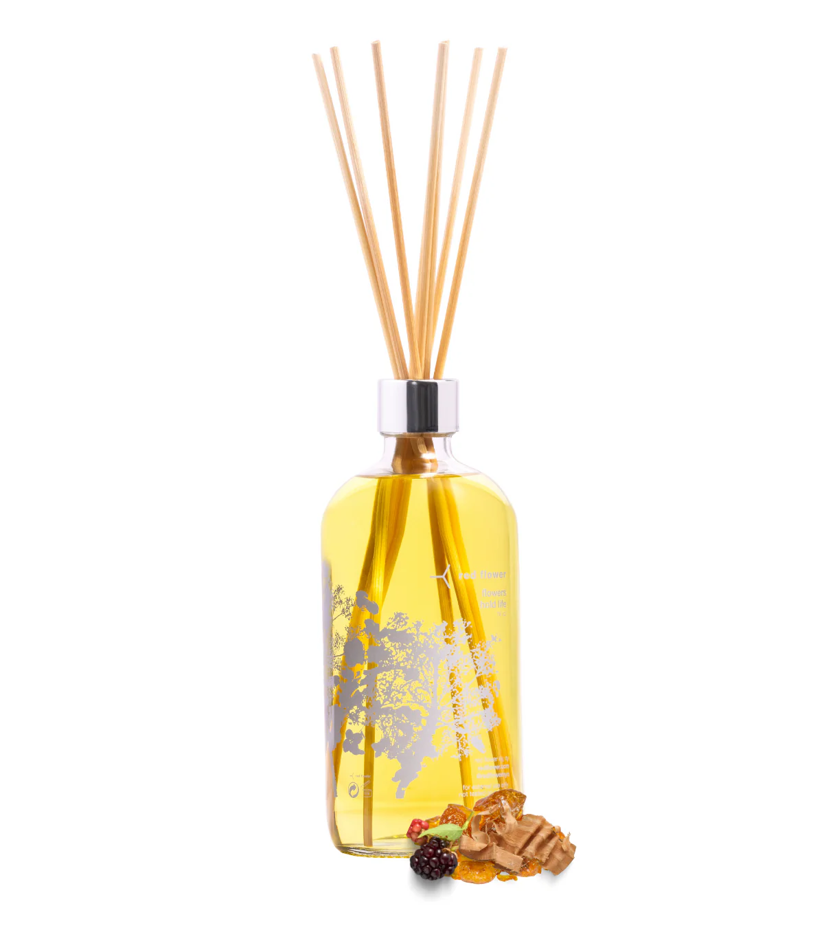 amber wood intensely scented organic room diffuser