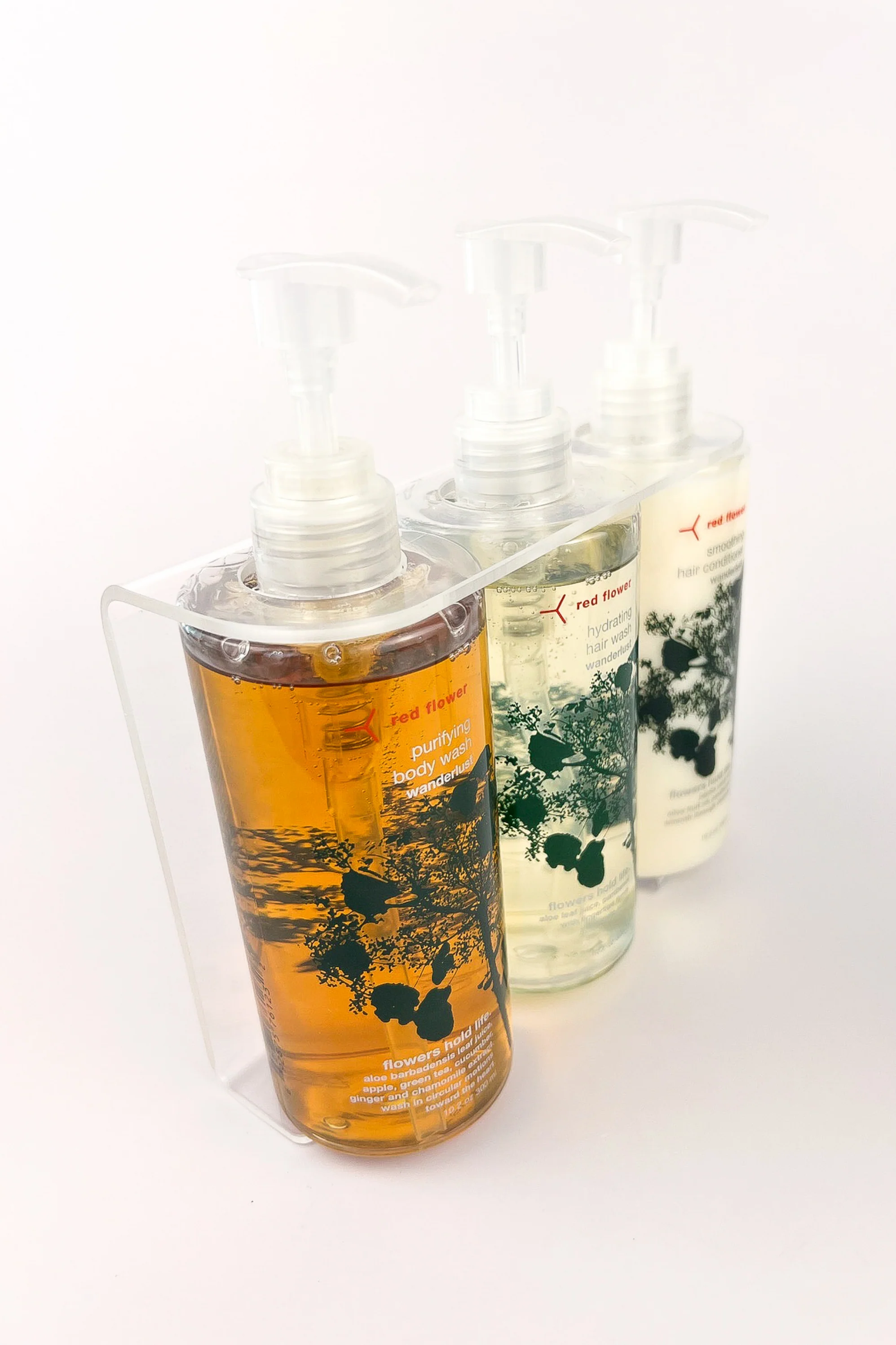 triple clear floating bracket for 10oz flowers hold life - Image 2